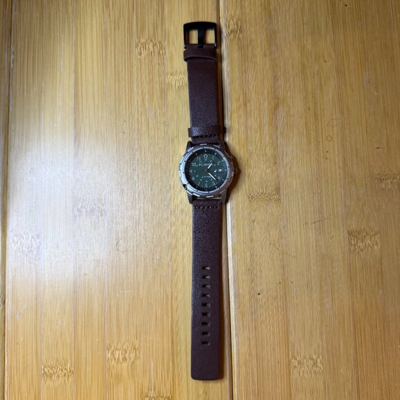 Columbia Sportswear Diver Calendar Watch Silver/Green/Brown CL-1269, 38mm - Picture 2 of 5